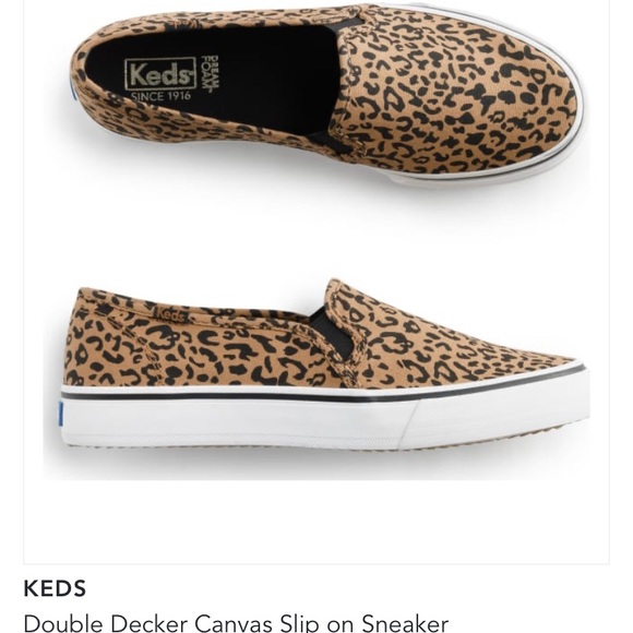 Keds Double Decker Canvas Slip On Sneakers - Picture 5 of 6